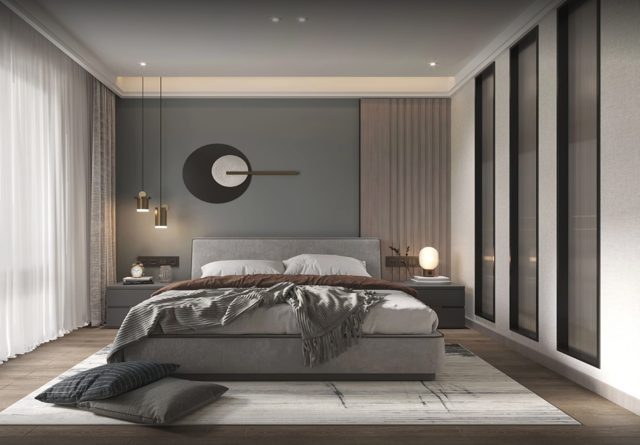 Панель из КМ Paint Light Grey/Краска светло-серый 1080*2800*8 (1шт.=3,024 кв.м.) connect