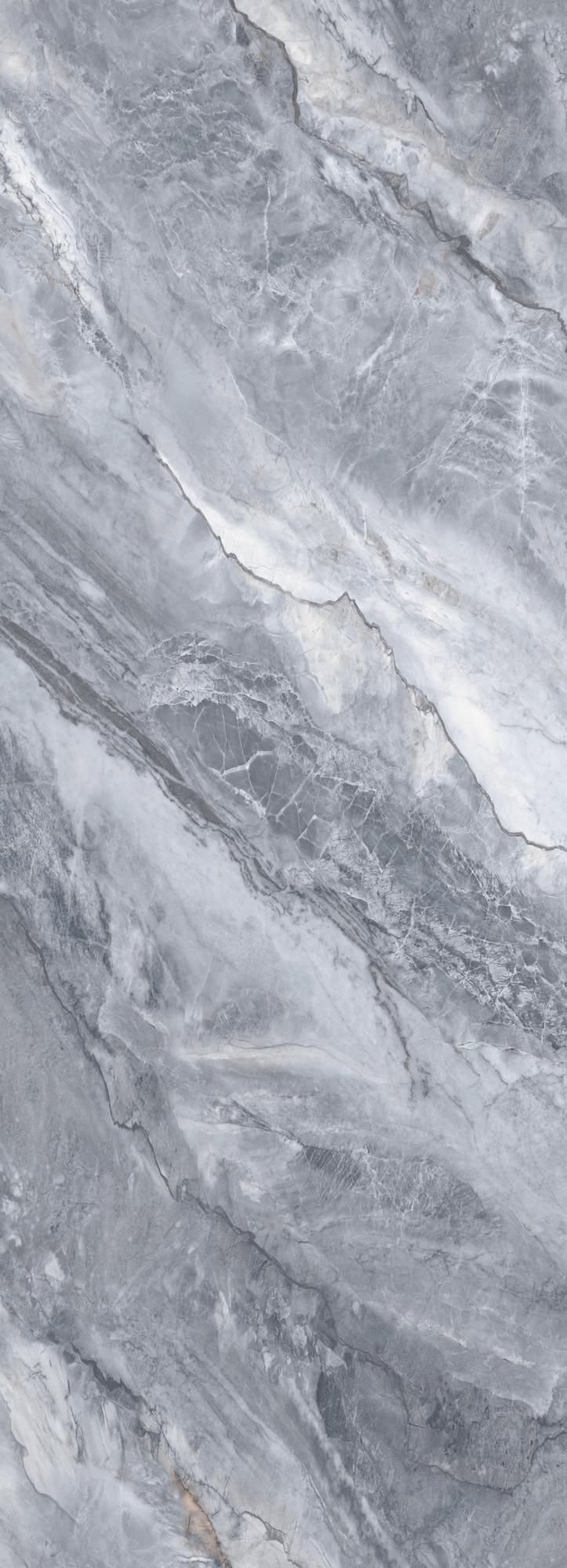 Панель из КМ Marmara glossy carbon/Мрамор глянцевый карбон 1080*2800*8 (1шт.=3,024 кв.м.) C connect