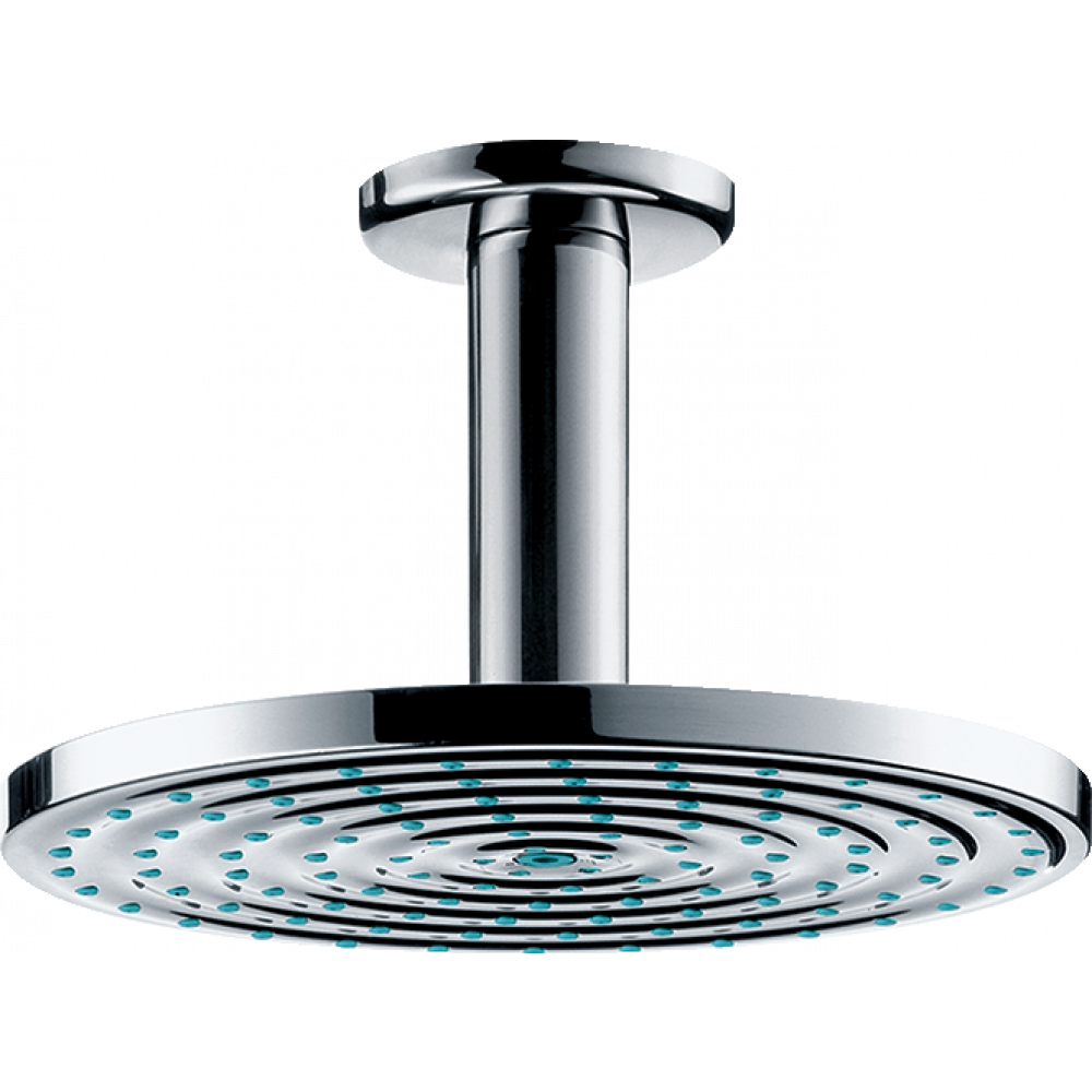 Raindance S 180 1jet верхний душ с потолочным кронштейном, хром
