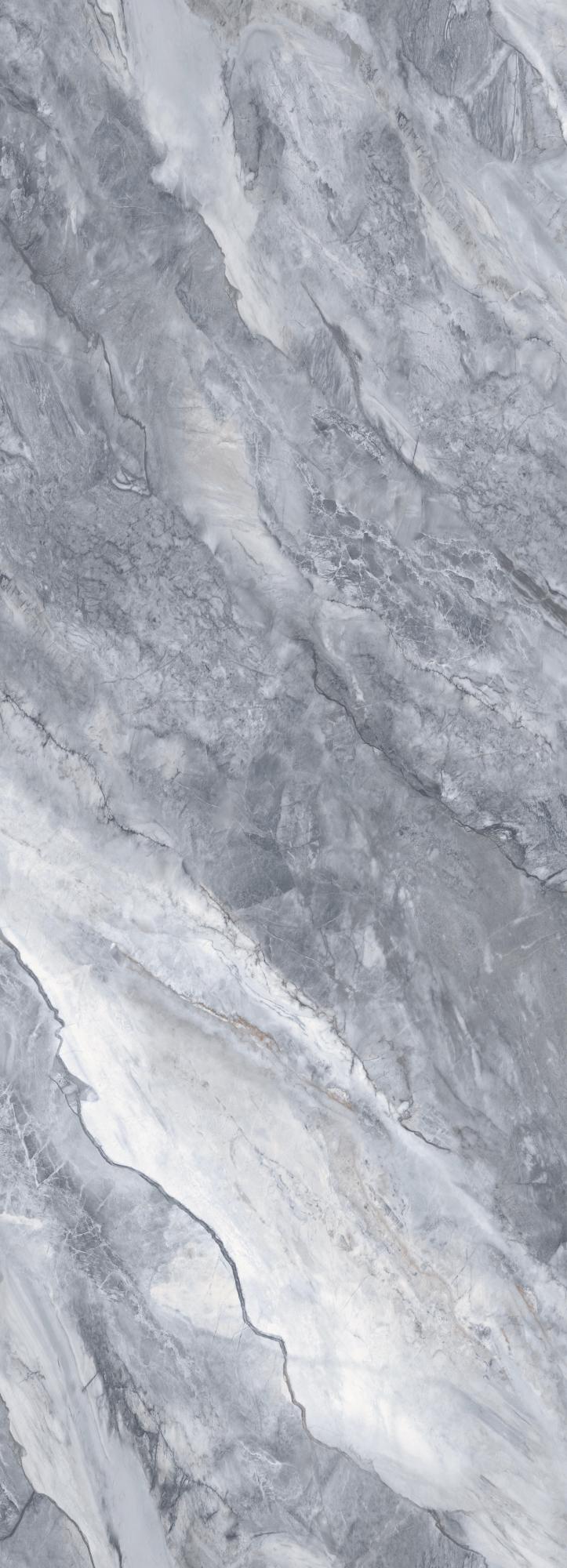 Панель из КМ Marmara glossy carbon/Мрамор глянцевый карбон 1080*2800*8 (1шт.=3,024 кв.м.) B connect