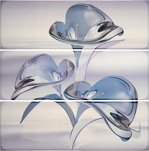 PORCELANITE DOS 7015-7016-7017 COMPOSITION PERLA MURANO III 25*75*(3PZ)