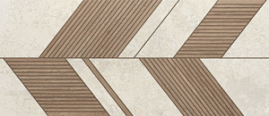 Керамогранит PORCELANITE DOS 3300 RECTIFICADO WHITE RELIEVE ARROW/РЕКТИФИКАДО ВАЙТ РЕЛИВ АРОУ(7мм) 64*147.5 — фото 2