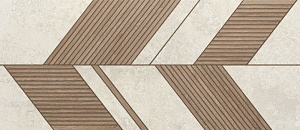 Керамогранит PORCELANITE DOS 3300 RECTIFICADO WHITE RELIEVE ARROW/РЕКТИФИКАДО ВАЙТ РЕЛИВ АРОУ(7мм) 64*147.5 — фото 4