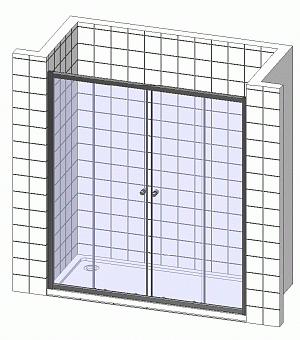 GUTEWETTER SHAPE Door GK-864 Дверь в душевую нишу 160x200