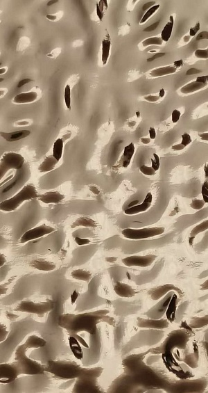 Панель из КМ Relief gold/Рельеф золотой  1100*2800*8 (1шт.=3,08 кв.м.)