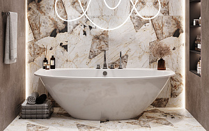 ESSE Ванна LANGKAWI/ЭССЕ Ванна ЛАНГКАВИ, 1870х930х570 мм, 113 кг, 310 л. ELAN1870 — фото 2