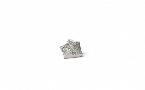 Керамогранит MAYOR Stromboli Silver Ref. MDCA AE00 Внешний торцевой угол 6,5*6,5 cm