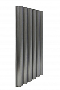 Свирель серебристый металлический /Pipe silver metal 2800*123*15 (1шт=0,3444 кв.м.) — фото 2