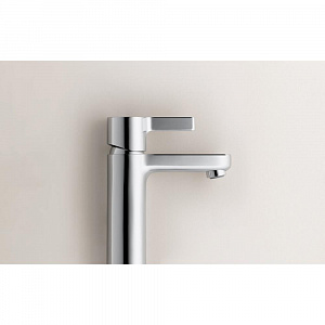 HANSGROHE Metris S 100 cмеситель для раковины со сливным гарнитуром, хром — фото 3