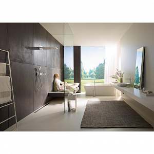 HANSGROHE PuraVida 200 смеситель для раковины, белый/хром — фото 5