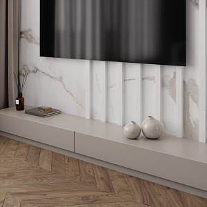 Stick classic soft white/Рейка Классика мягкий белый 2800*40*25 (1кор=24шт) — фото 3