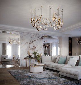 Панель из КМ Arabesca glossy/Арабеска глянцевый 1100*2800*5 (1шт.=3,08 кв.м.) C connect — фото 2