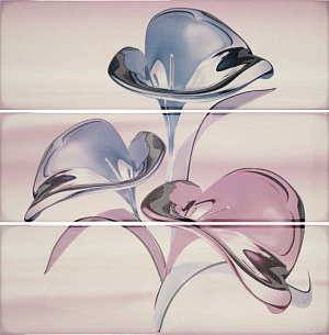 PORCELANITE DOS 7015-7016-7017 COMPOSITION LAVANDA MURANO III 25*75*(3PZ)