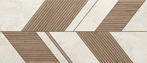 Керамогранит PORCELANITE DOS 3300 RECTIFICADO WHITE RELIEVE ARROW/РЕКТИФИКАДО ВАЙТ РЕЛИВ АРОУ(7мм) 64*147.5 — фото 3