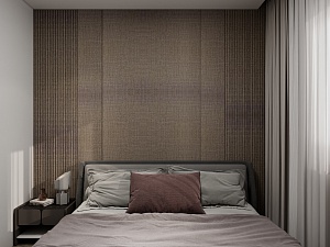 Панель из КМ Plane textile grey carbon matt/Ровный текстиль серый 1080*2800*8 (1шт.=3.024 кв.м.) connect — фото 3