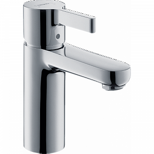 HANSGROHE Metris S 100 cмеситель для раковины со сливным гарнитуром, хром