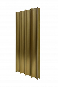 Волна золотой металл / Wave gold metal 2800*100*15 (1шт=0,28 кв.м.) — фото 2
