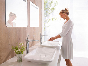 HANSGROHE PuraVida Смеситель для раковины в форме чаши, хром — фото 3