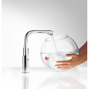 HANSGROHE Metris 230 смеситель для раковины с поворотным изливом, хром — фото 5