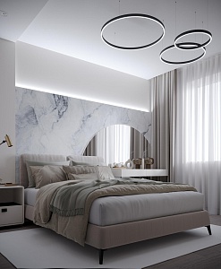 Панель из КМ Serenata glossy carbon 1100*2800*8 (1шт.=3,08 кв.м.) C connect — фото 2
