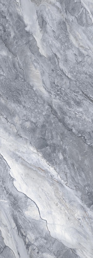 Панель из КМ Marmara glossy carbon/Мрамор глянцевый карбон 1080*2800*8 (1шт.=3,024 кв.м.) B connect